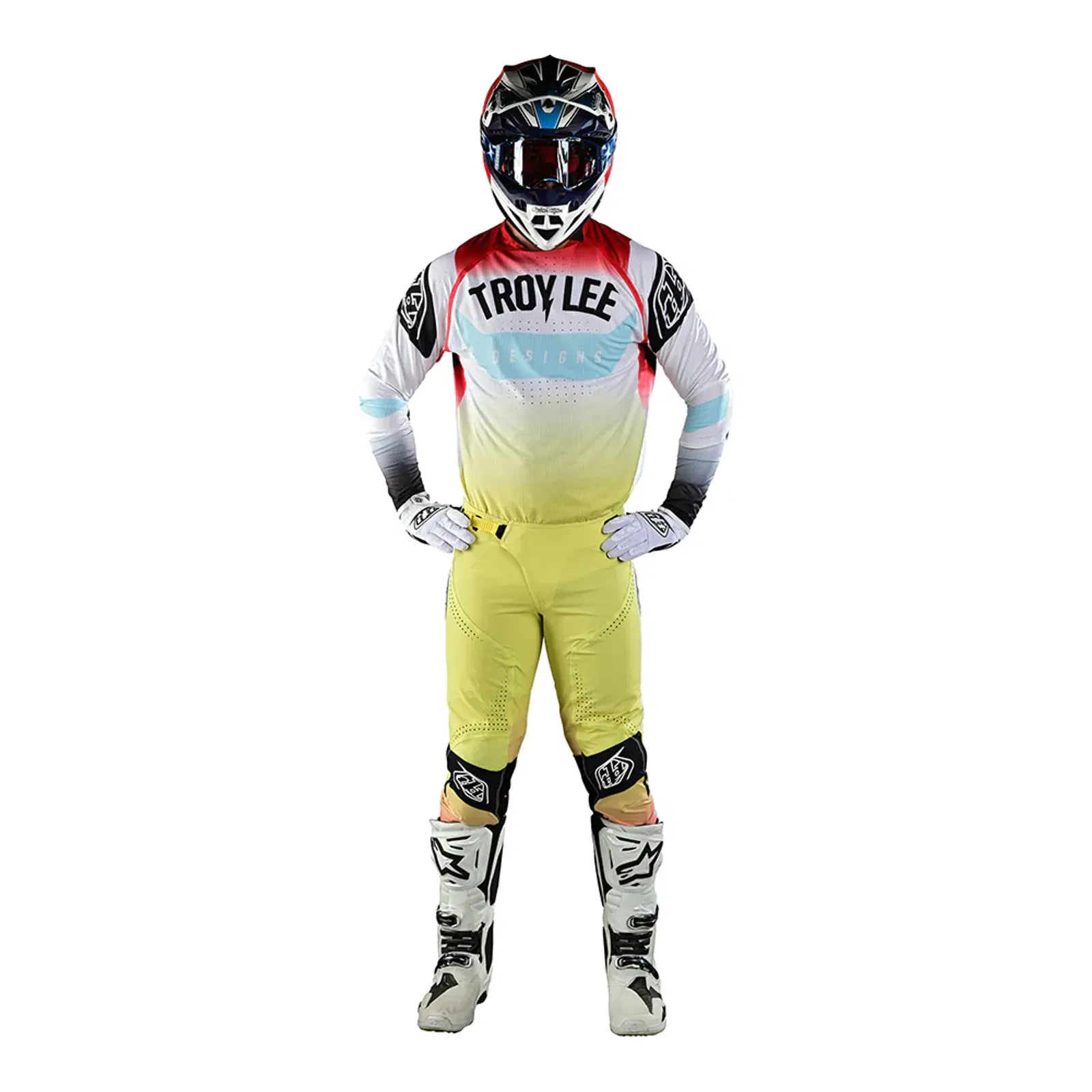 TROY LEE DESIGNS SE ULTRA JERSEY ARC ACID (YELLOW/RED