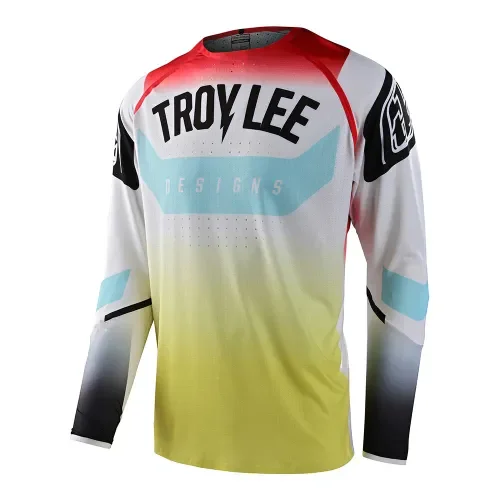 TROY LEE DESIGNS SE ULTRA JERSEY ARC ACID YELLOW / RED ADULT SIZES