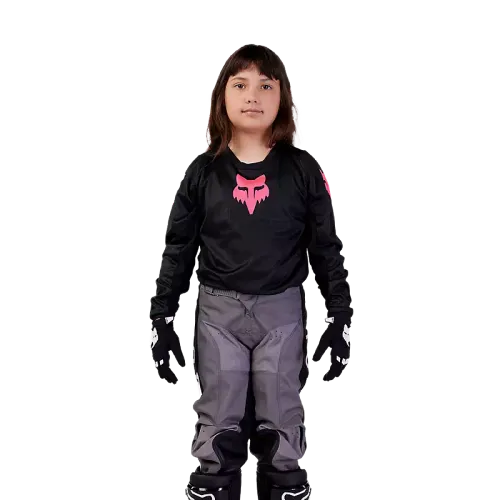 Fox Racing Youth Girls 180 Blackout Jersey (Black)