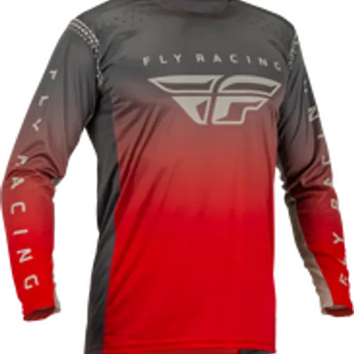 FLY RACING YOUTH LITE JERSEY RED/GREY YOUTH SIZES