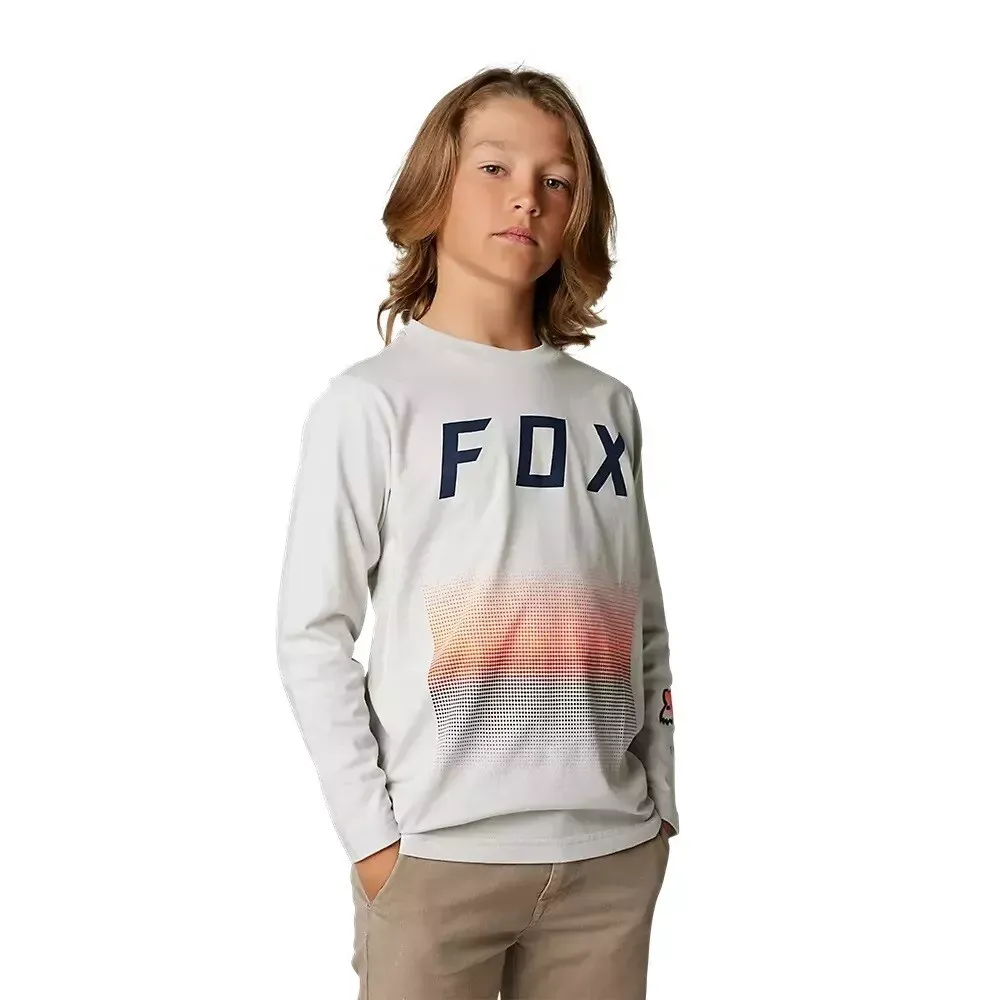 FOX RACING YOUTH FGMNT LS TEE GREY - 29991-097-YM