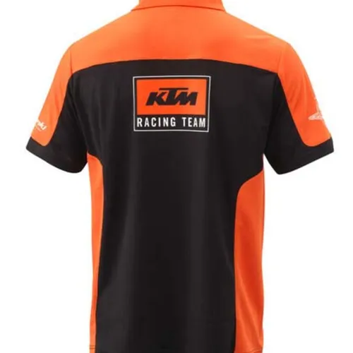 KTM 2024 TEAM POLO ORANGE/BLACK 3PW24000420X