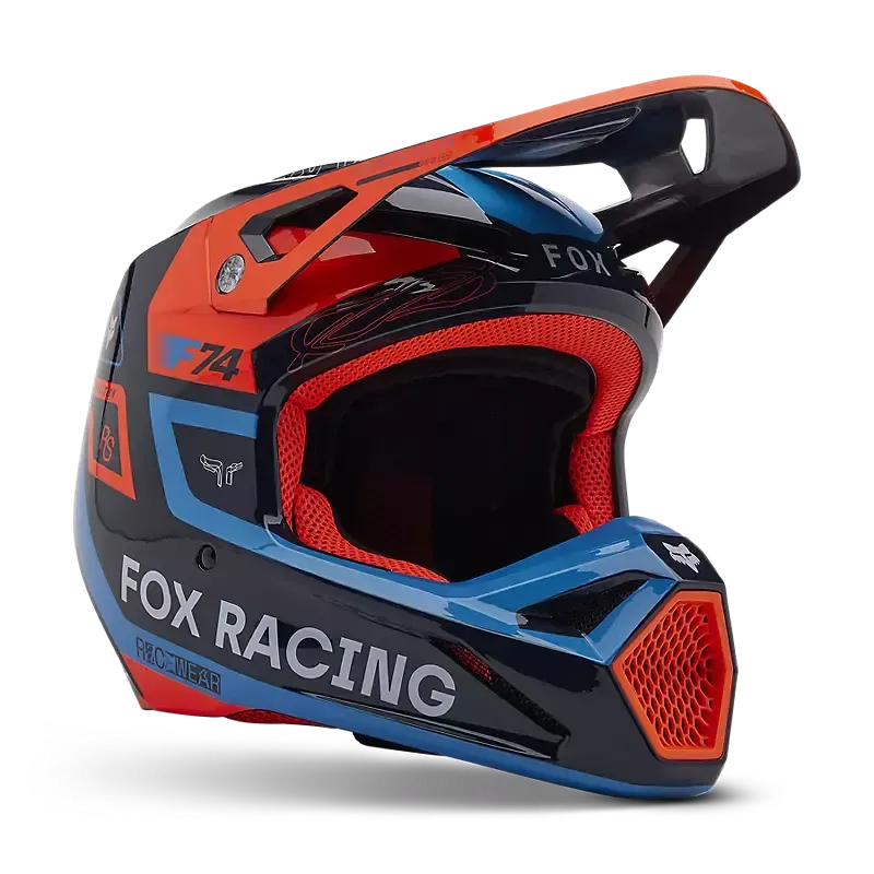 FOX RACING YTH V1 RACE SPEC HELMET [MDNT] 33047-329-