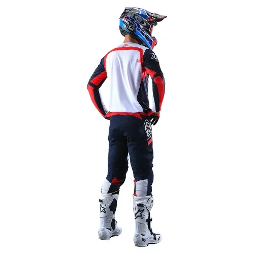 TLD SE PRO PANT FRACTURA (NAVY/RED)
