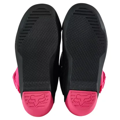 FOX RACING YOUTH COMP BOOTS (BLACK/PINK)