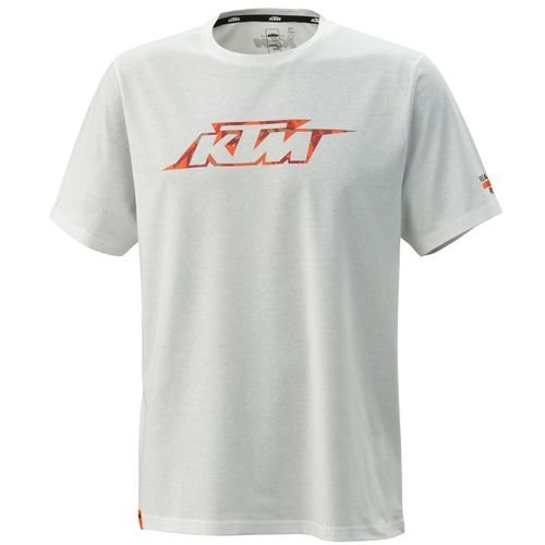 KTM CAMO T-SHIRT (WHITE) (M)