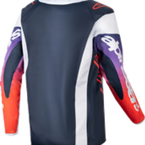 ALPINESTARS YOUTH RACER HOEN JERSEY - LIGHT GREY/HOT ORANGE/BLACK - YOUTH SIZES