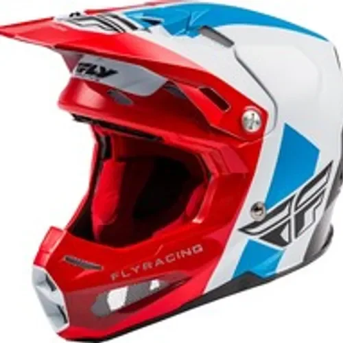 FLY RACING FORMULA ORIGIN HELMET RED/WHITE/BLUE YOUTH LARGE 73-4402YL