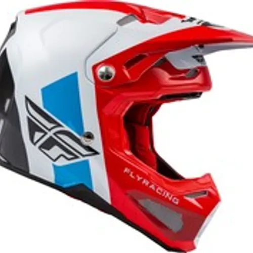 FLY RACING FORMULA ORIGIN HELMET RED/WHITE/BLUE YOUTH LARGE 73-4402YL