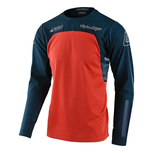 TROY LEE DESIGNS SCOUT SE OFF-ROAD JERSEY SYSTEMS (MARINE/ORANGE) ADULT SIZES