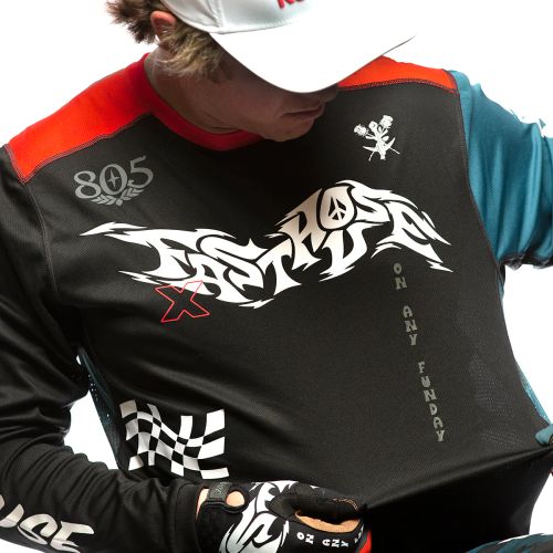 FastHouse Grindhouse Bereman Jersey - Black/Infrared