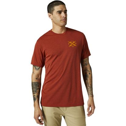 FOX RACING CALIBRATED SS TECH TEE RED LARGE
