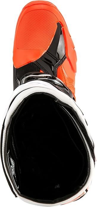 ALPINESTARS TECH 10 ENDURO BOOTS -  FLO ORANGE/ BLACK/WHITE - 3410-323
