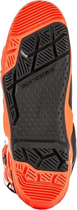 ALPINESTARS TECH 10 ENDURO BOOTS -  FLO ORANGE/ BLACK/WHITE - 3410-323