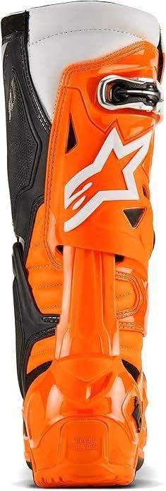 ALPINESTARS TECH 10 ENDURO BOOTS -  FLO ORANGE/ BLACK/WHITE - 3410-323