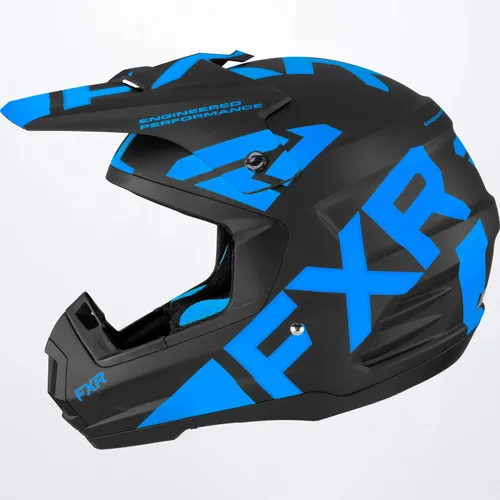 FXR Torque Team Helmet - Black/Blue