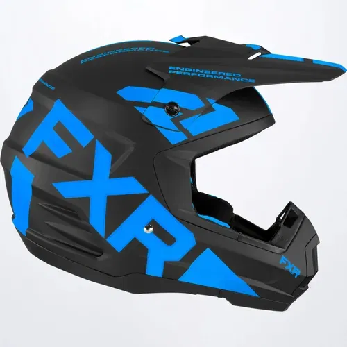 FXR Torque Team Helmet - Black/Blue 220620-1040