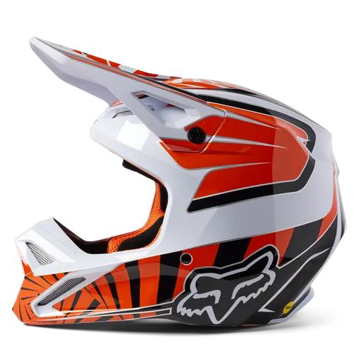 Fox Racing Youth V1 Goat Helmet - Orange - 29733-009-Y