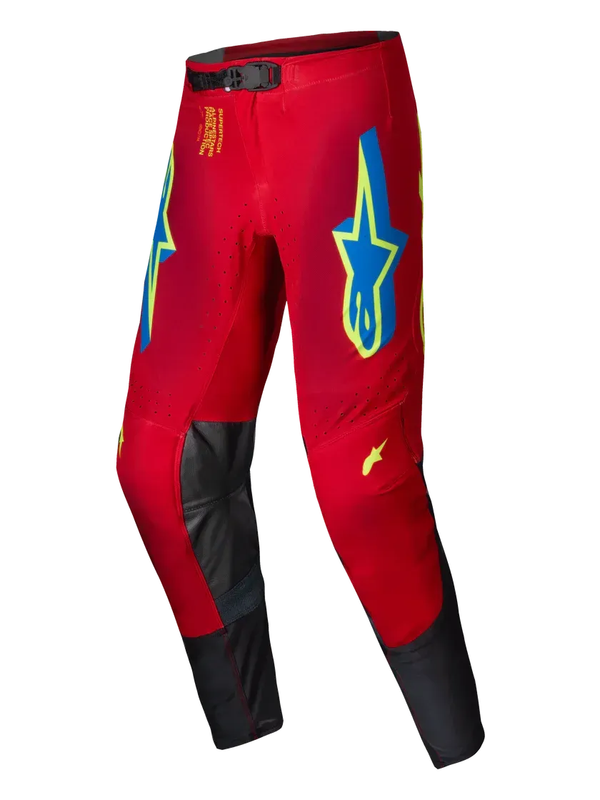 ALPINESTARS SUPERTECH MAKER PANTS - BRIGHT RED YELLOW - 3720225-3058-X