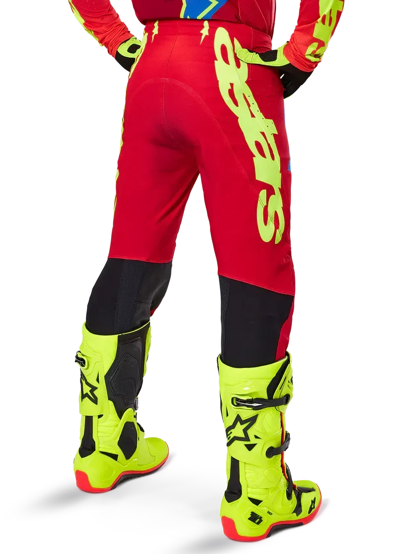 ALPINESTARS SUPERTECH MAKER PANTS - BRIGHT RED YELLOW - 3720225-3058-X