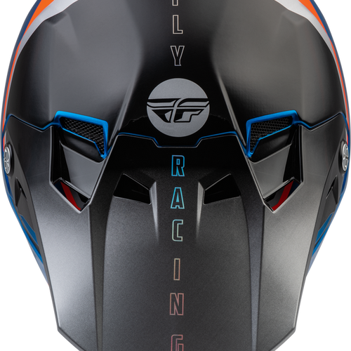 Fly Racing Youth Formula CC Driver Helmet - Blue/Orange/Black - Youth Large