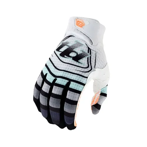 Troy Lee Designs Air Glove Wavez Bleached (Aqua) (Small)