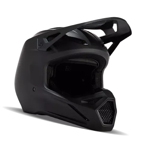 Fox Racing V1 Solid Helmet (Matte Black)