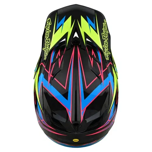 D4 CARBON HELMET W/MIPS VOLT BLACK / FLO YELLOW SIZE SMALL 