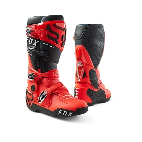 Fox Racing Instinct Boots (Fluorescent Red)