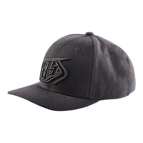 Troy Lee Designs Snapback Hat Crop (Gray/Charcoal)
