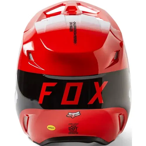 FOX RACING V1 Toxsyk Helmet DOT ECE RED