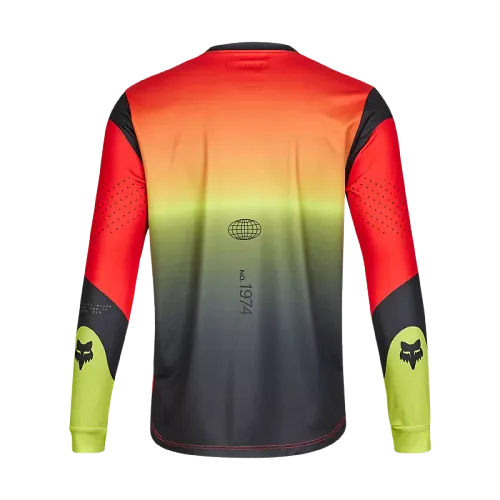FOX Youth Ranger Revise Long Sleeve Jersey RED/YELLOW  33067-080-