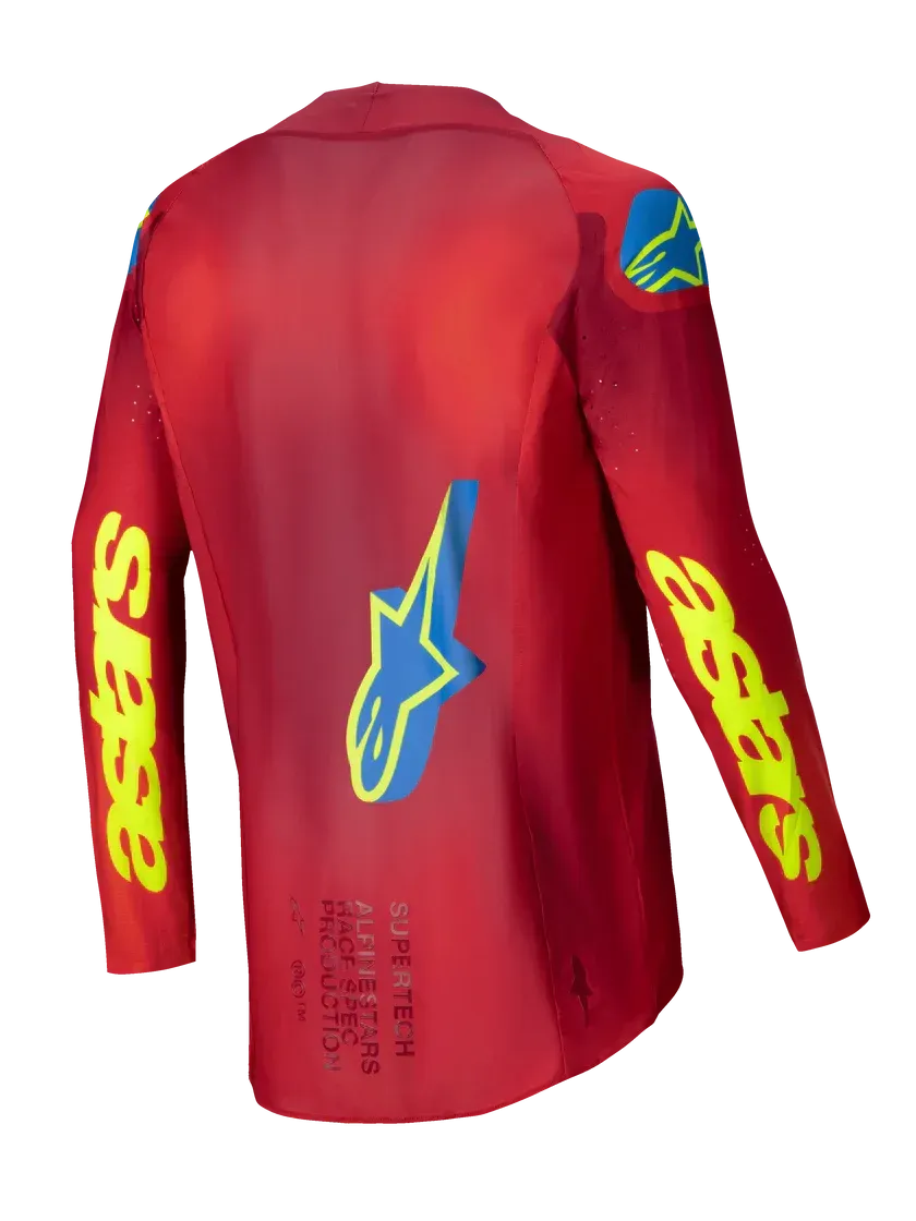 ALPINESTARS SUPERTECH MAKER JERSEY - BRIGHT RED YELLOW - 3760225-3058-X