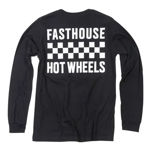Stacked Hot Wheels LS Tee - Black - MD