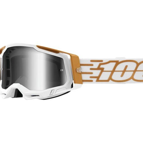 	100% Racecraft 2 Goggles Mayfair with Silver Mirror Lens