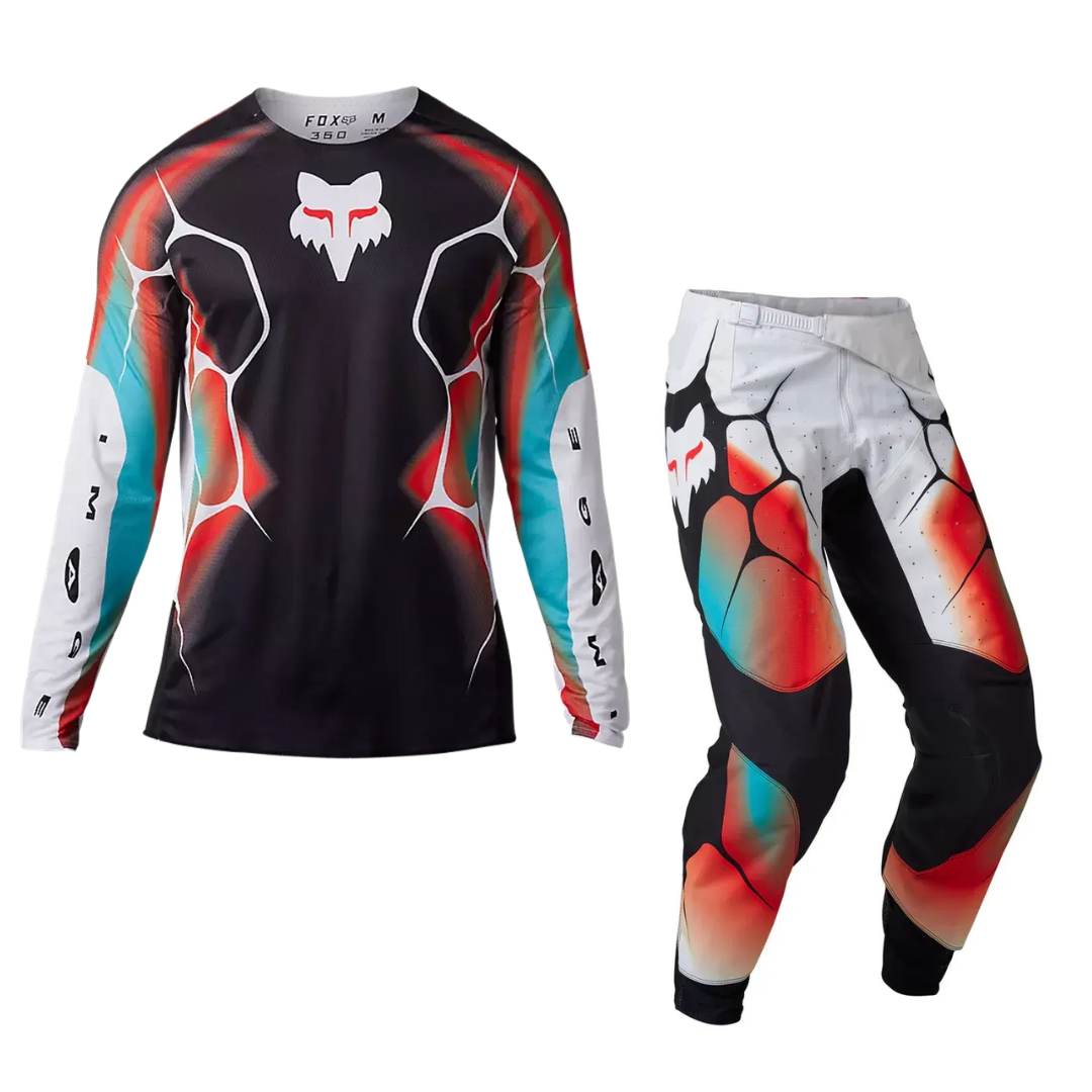 Fox Racing 360 Syz Black/White Jersey + Pant Set