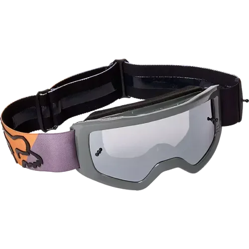 Fox Racing Youth Main Skew Mirrored Lens Goggles (Black/Gold)