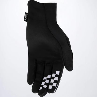 FXR RACING PRO-FIT LITE MX GLOVE (BLACK/WHITE) ADULT SIZES