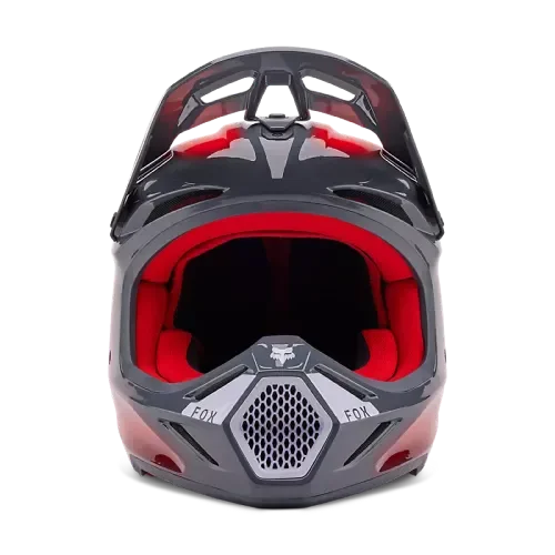 FOX V3 Volatile Helmet RED/GREY 32009-037-