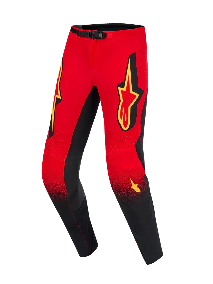 2026 Alpinestars Supertech Scenz Pants - Red/Black/Yellow