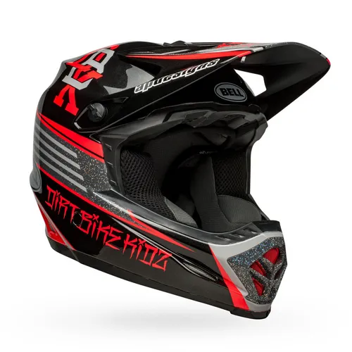 BELL MOTO-9 YOUTH MIPS TWITCH REPLICA 22 GLOSS BLACK/GRAY - 714472