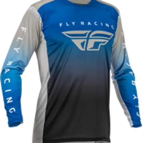 FLY RACING YOUTH LITE JERSEY BLUE/GREY/BLACK YOUTH SIZES