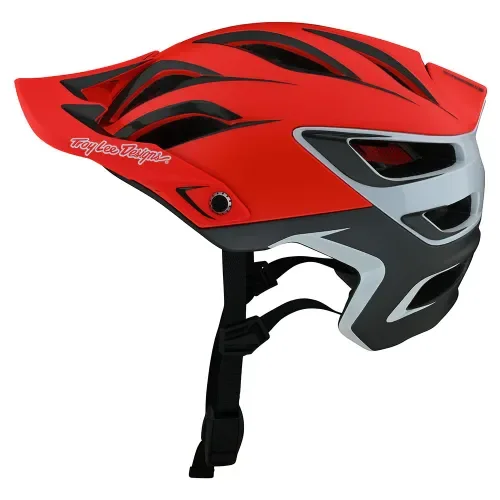 Troy Lee Designs Adult | Trail | All Mountain | Mountain Bike A1 MIPS  Classic Helmet - (Black/Red, X-Large/2X-Large)