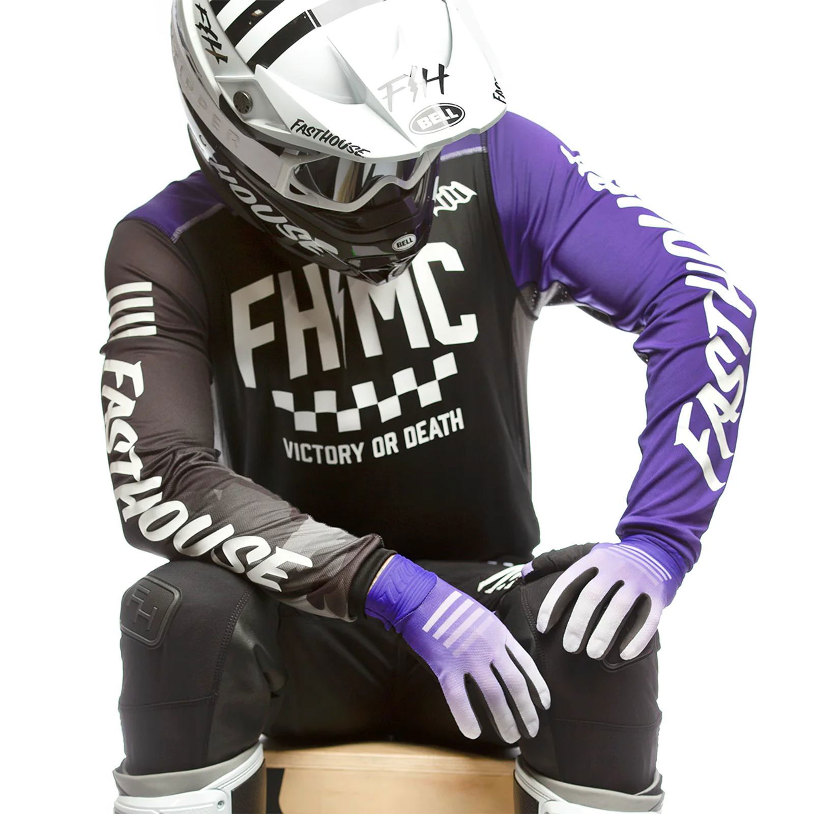 Fasthouse Grindhouse Royale Jersey - Black/Purple