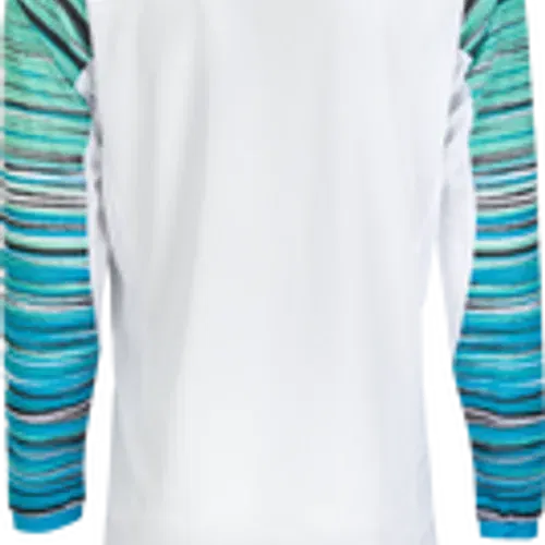 FLY RACING KINETIC MESH JERSEY WHITE/BLUE/MINT ADULT SIZES