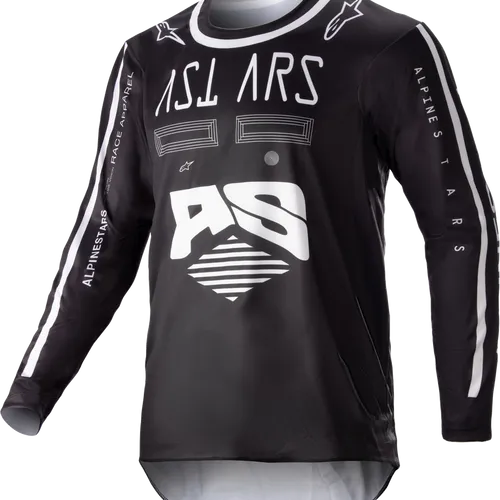 ALPINESTARS YOUTH RACER FOUND JERSEY BLACK - YOUTH LARGE