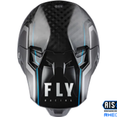 FLY RACING FORMULA CARBON AXON HELMET BLACK/GREY/BLUE 73-44232X