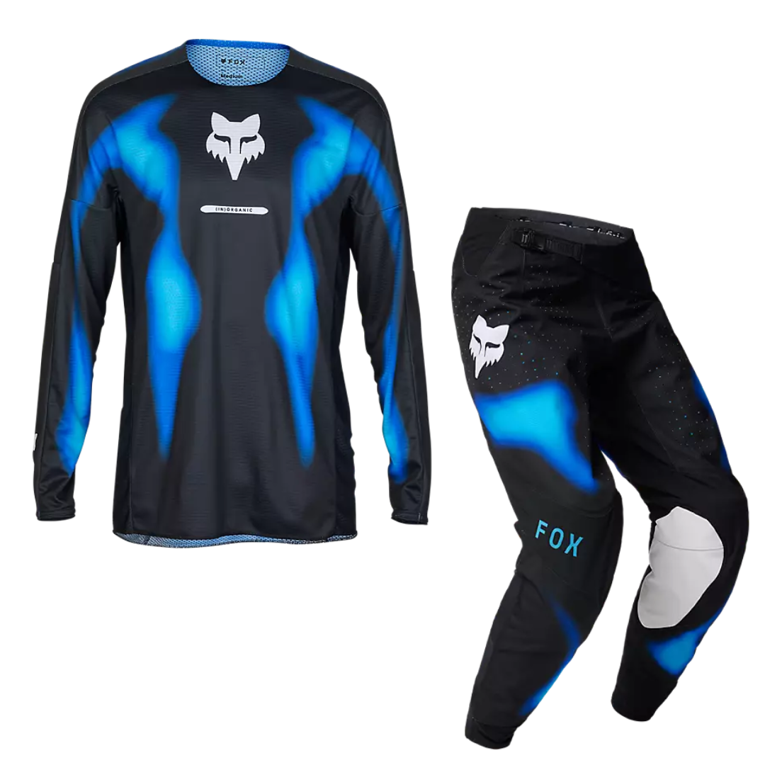 Fox Racing 360 Volatile Jersey + Pant Set [Black/Blue]