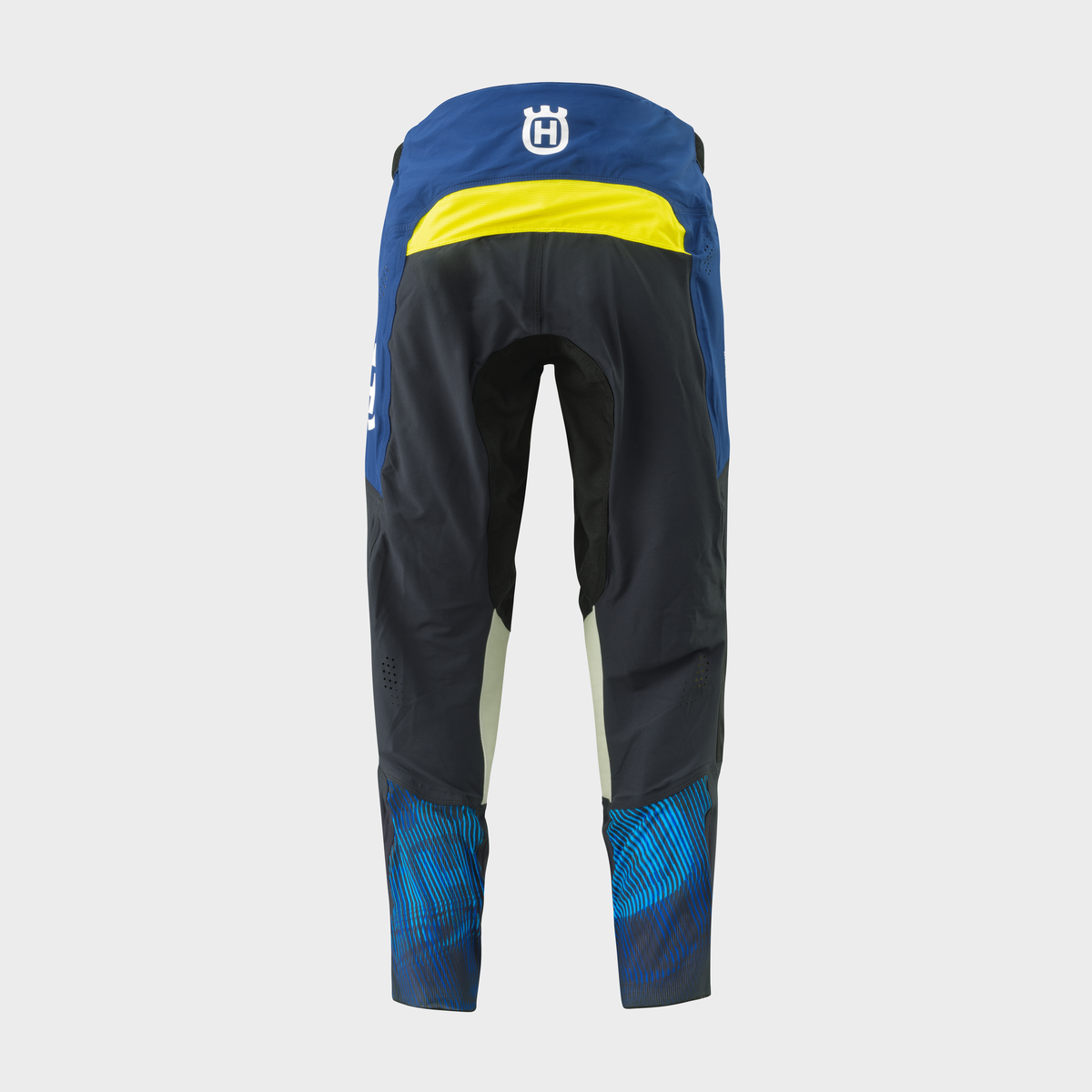ON SALE!! Husqvarna Men's Railed MX Pants - Blue/Yellow