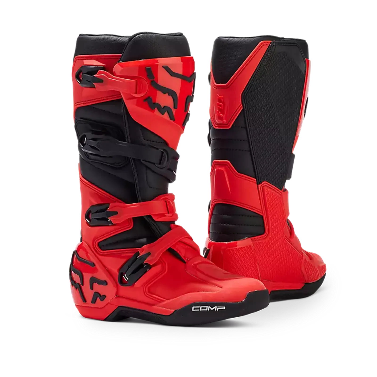 Fox racing shop boots red